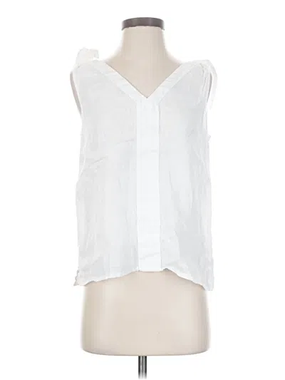 Pre-owned Jcrew Sleeveless Blouse In White