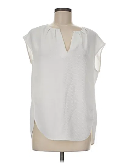 Pre-owned Jcrew Sleeveless Blouse In White