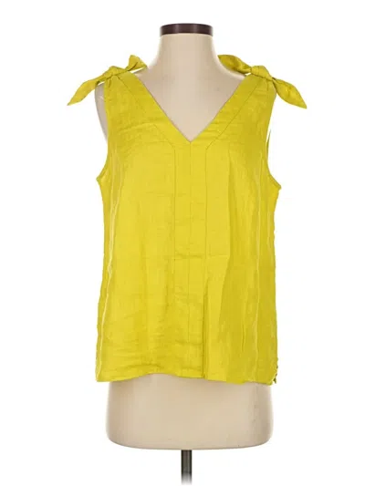 Pre-owned Jcrew Sleeveless Blouse In Yellow