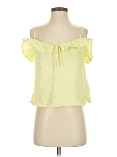 Pre-owned Jcrew Sleeveless Blouse In Yellow
