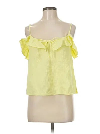 Pre-owned Jcrew Sleeveless Blouse In Yellow