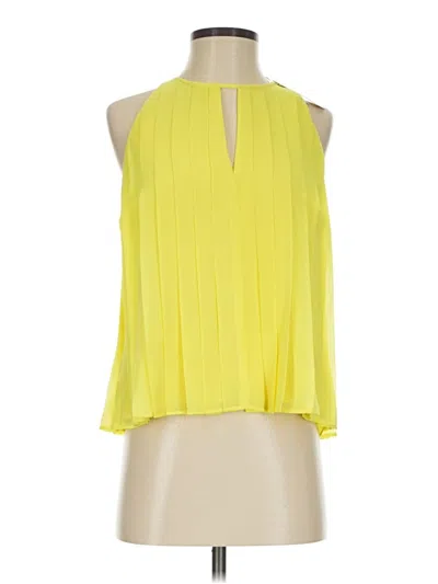 Pre-owned Jcrew Sleeveless Blouse In Yellow
