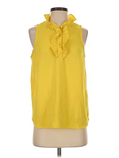 Pre-owned Jcrew Sleeveless Blouse In Yellow