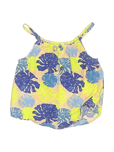 Pre-owned Jcrew Kids' Sleeveless Blouse In Yellow