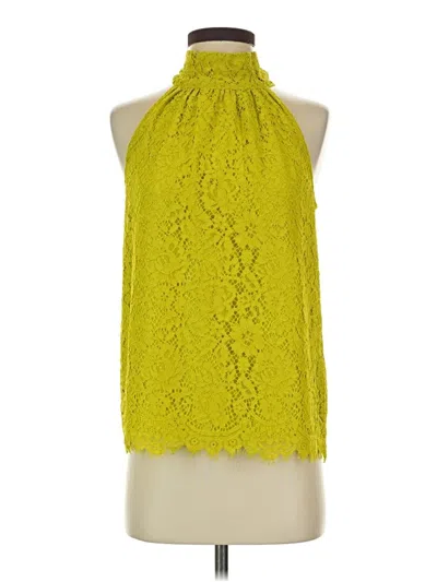 Pre-owned Jcrew Sleeveless Blouse In Yellow