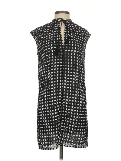 Pre-owned Jcrew Sleeveless Button Down Shirt In Black