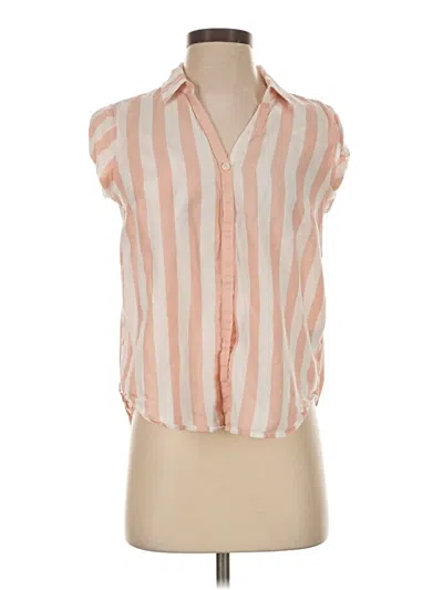 Pre-owned Jcrew Sleeveless Button Down Shirt In Pink