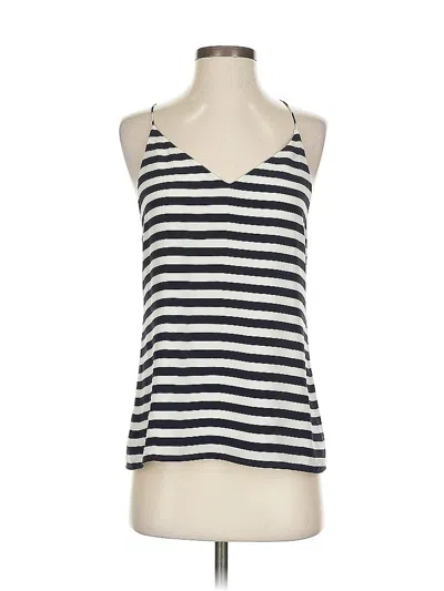 Pre-owned Jcrew Sleeveless Silk Top Ivory Halter Neckline Tops In White