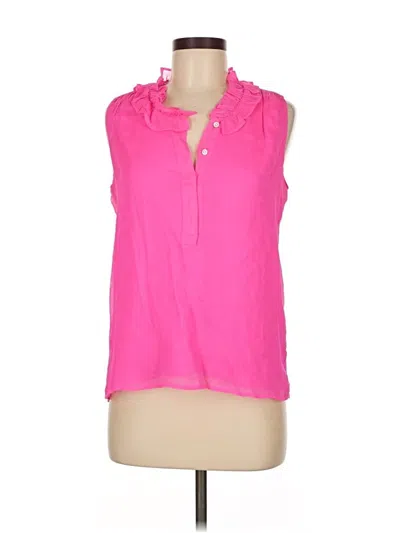 Pre-owned Jcrew Sleeveless Silk Top Pink Cowl Neck Tops