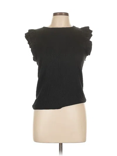 Pre-owned Jcrew Sleeveless T-shirt In Black