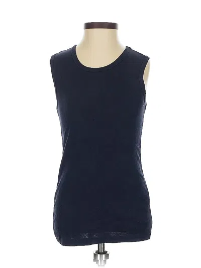 Pre-owned Jcrew Sleeveless T-shirt In Blue
