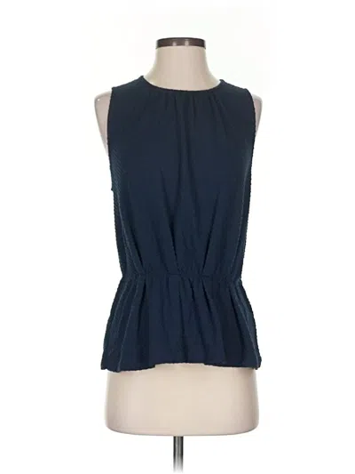 Pre-owned Jcrew Sleeveless T-shirt In Blue