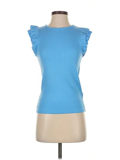 Pre-owned Jcrew Sleeveless T-shirt In Blue