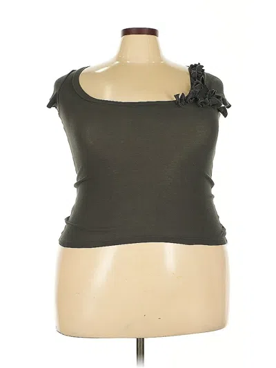 Pre-owned Jcrew Sleeveless T-shirt In Brown