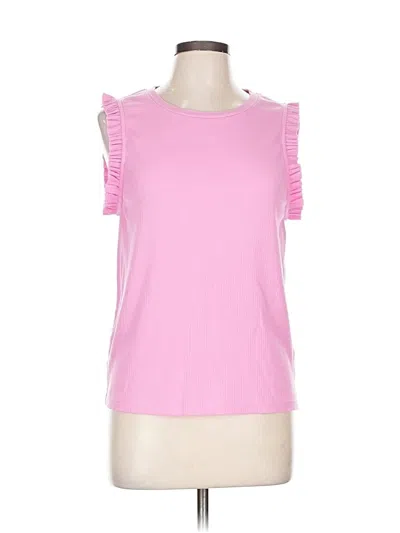 Pre-owned Jcrew Sleeveless T-shirt In Pink