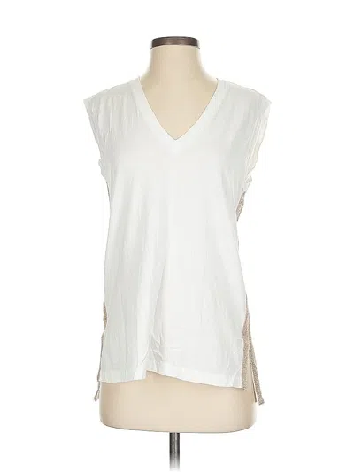 Pre-owned Jcrew Sleeveless T-shirt In White