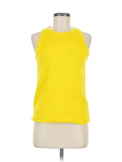 Pre-owned Jcrew Sleeveless T-shirt In Yellow