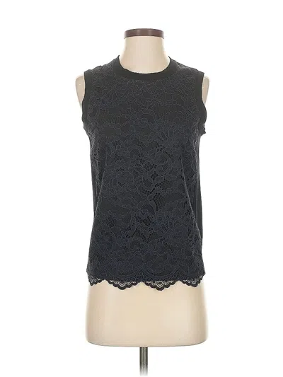 Pre-owned Jcrew Sleeveless Top Black Halter Neckline Tops