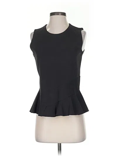 Pre-owned Jcrew Sleeveless Top Black Halter Neckline Tops