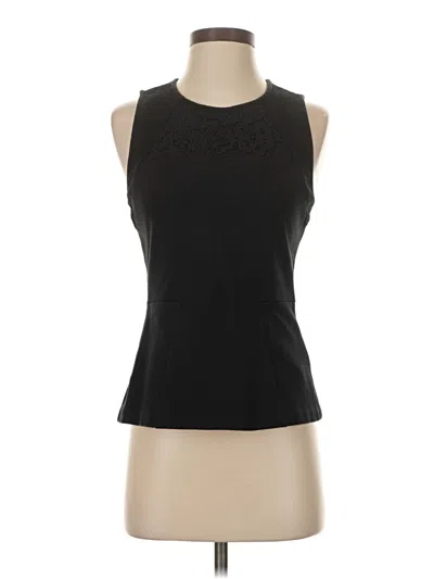 Pre-owned Jcrew Sleeveless Top Black Halter Neckline Tops