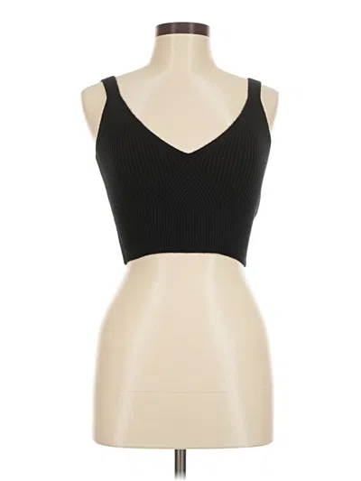 Jcrew Sleeveless Top Black Halter Neckline Tops