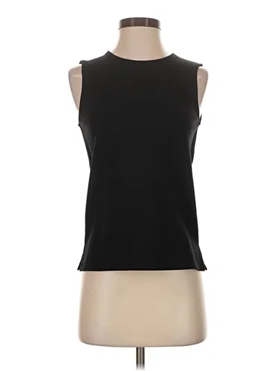 Jcrew Sleeveless Top Black Halter Neckline Tops