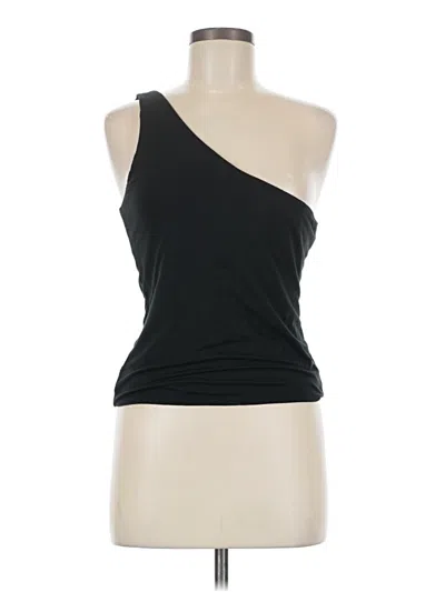 Pre-owned Jcrew Sleeveless Top Black One Shoulder Neckline Tops