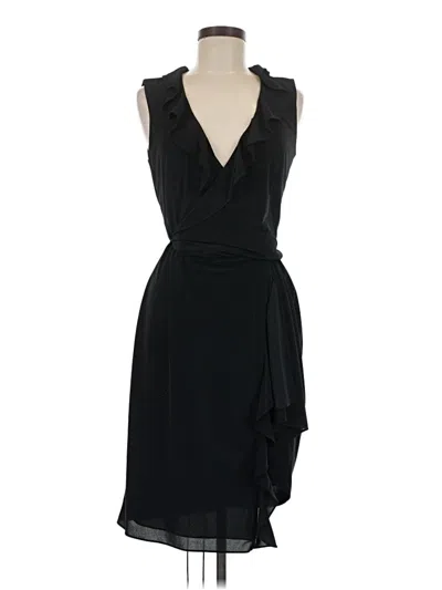Pre-owned Jcrew Sleeveless Top Black Plunge Neckline Tops