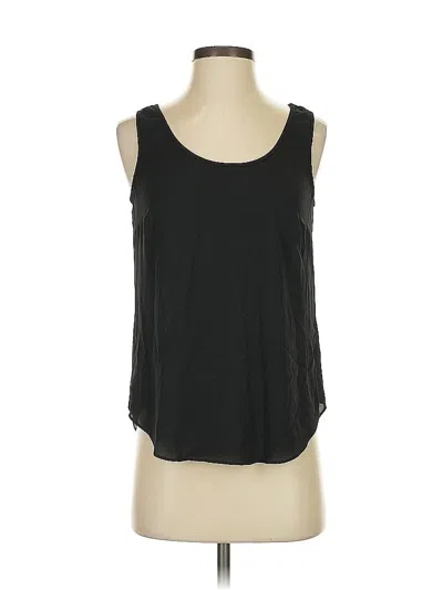 Pre-owned Jcrew Sleeveless Top Black Scoop Neck Tops