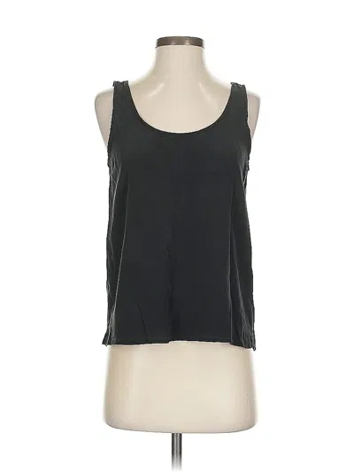 Pre-owned Jcrew Sleeveless Top Black Scoop Neck Tops