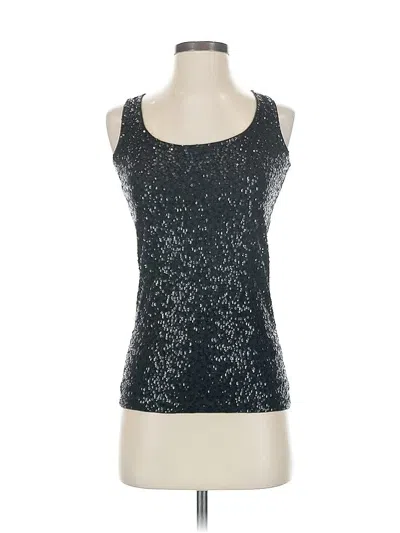 Pre-owned Jcrew Sleeveless Top Black Scoop Neck Tops