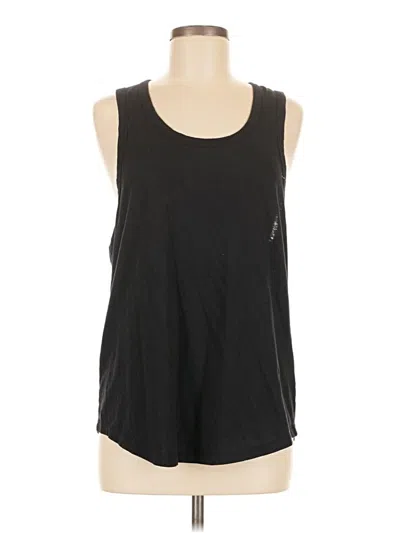 Pre-owned Jcrew Sleeveless Top Black Scoop Neck Tops