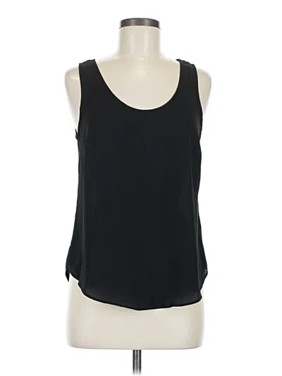 Pre-owned Jcrew Sleeveless Top Black Scoop Neck Tops