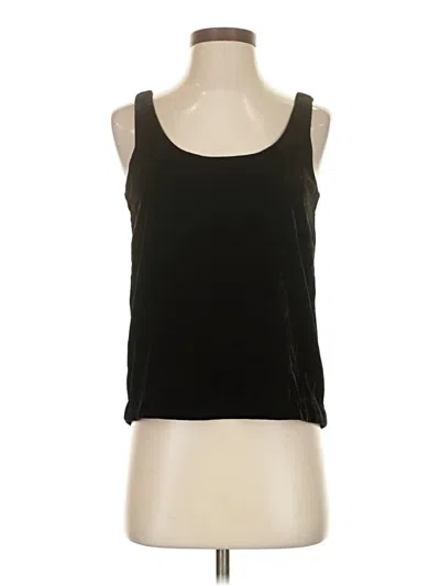 Pre-owned Jcrew Sleeveless Top Black Scoop Neck Tops