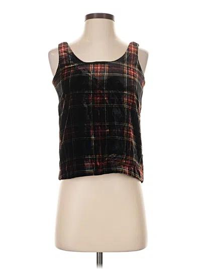 Jcrew Sleeveless Top Black Square Neckline Tops