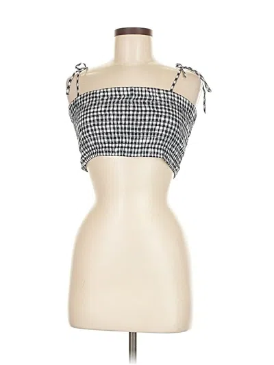 Pre-owned Jcrew Sleeveless Top Black Strapless Neckline Tops