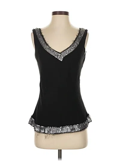 Pre-owned Jcrew Sleeveless Top Black Sweetheart Neckline Tops