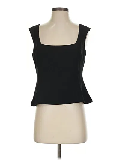Jcrew Sleeveless Top Black Sweetheart Neckline Tops