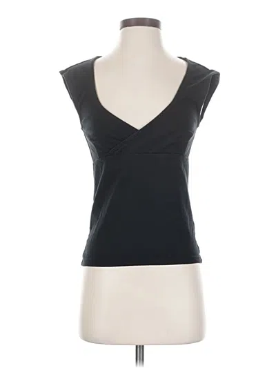 Pre-owned Jcrew Sleeveless Top Black V Neck Tops