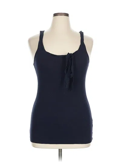 Pre-owned Jcrew Sleeveless Top Blue Halter Neckline Tops