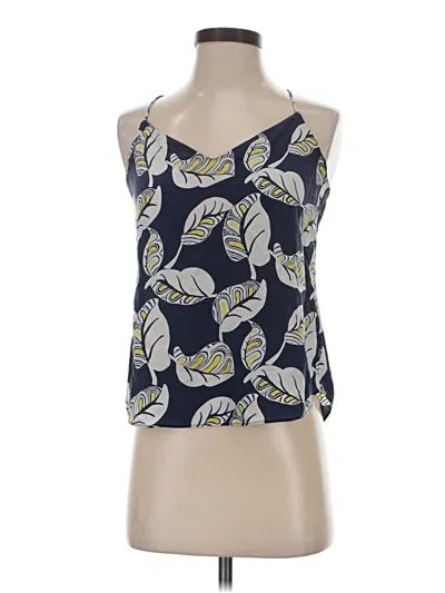 Pre-owned Jcrew Sleeveless Top Blue Halter Neckline Tops