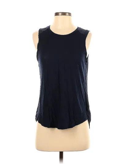 Pre-owned Jcrew Sleeveless Top Blue Scoop Neck Tops