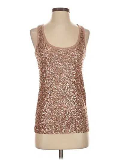 Pre-owned Jcrew Sleeveless Top Brown Scoop Neck Tops