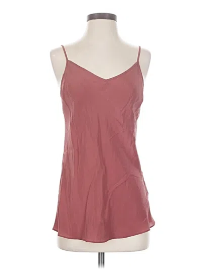 Pre-owned Jcrew Sleeveless Top Burgundy Halter Neckline Tops