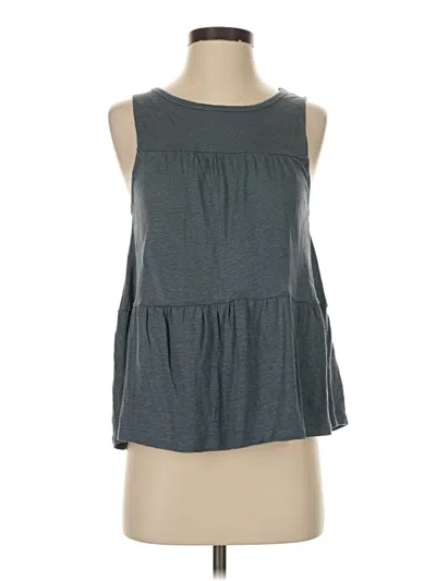 Pre-owned Jcrew Sleeveless Top Gray Halter Neckline Tops
