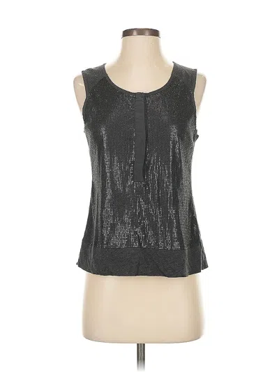 Pre-owned Jcrew Sleeveless Top Gray Scoop Neck Tops