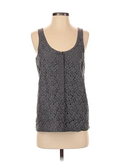 Pre-owned Jcrew Sleeveless Top Gray Scoop Neck Tops