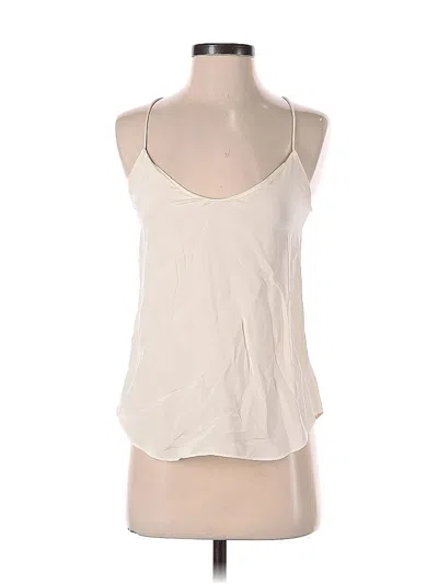 Pre-owned Jcrew Sleeveless Top Ivory Halter Neckline Tops