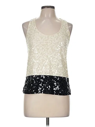 Pre-owned Jcrew Sleeveless Top Ivory Halter Neckline Tops