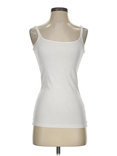 Pre-owned Jcrew Sleeveless Top Ivory Scoop Neck Tops